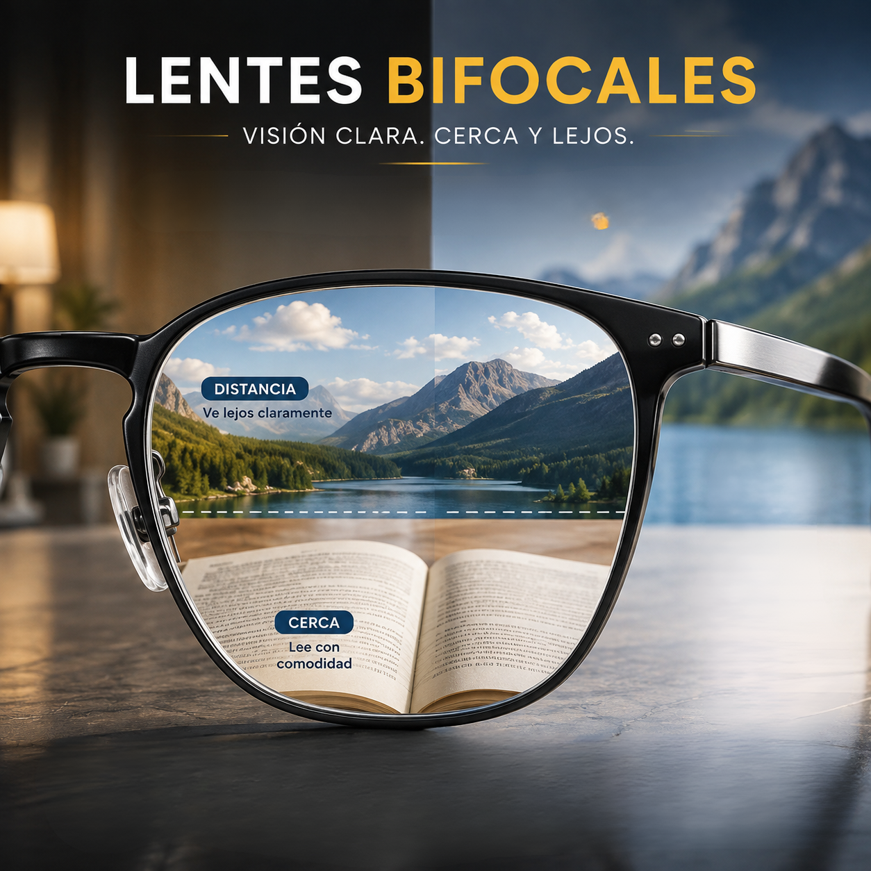 LumiVision™ Las gafas que se adaptan automáticamente a la luz