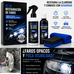 ✨ Kit Profesional para Restaurar Faros