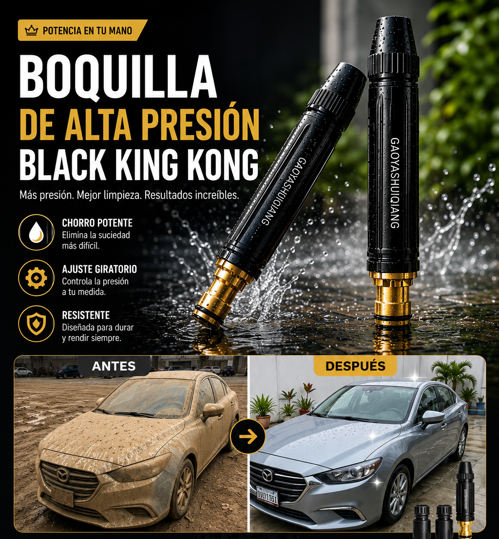 🚿 Convierte tu Manguera en una Hidrolavadora de Alta Presión