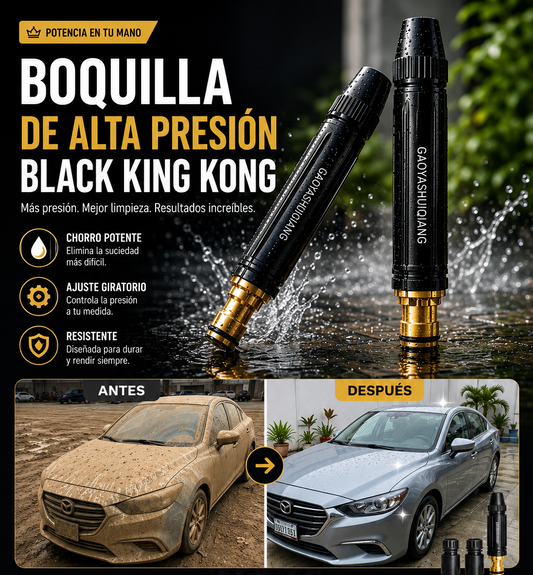 🚿 Convierte tu Manguera en una Hidrolavadora de Alta Presión