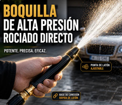 🚿 Convierte tu Manguera en una Hidrolavadora de Alta Presión
